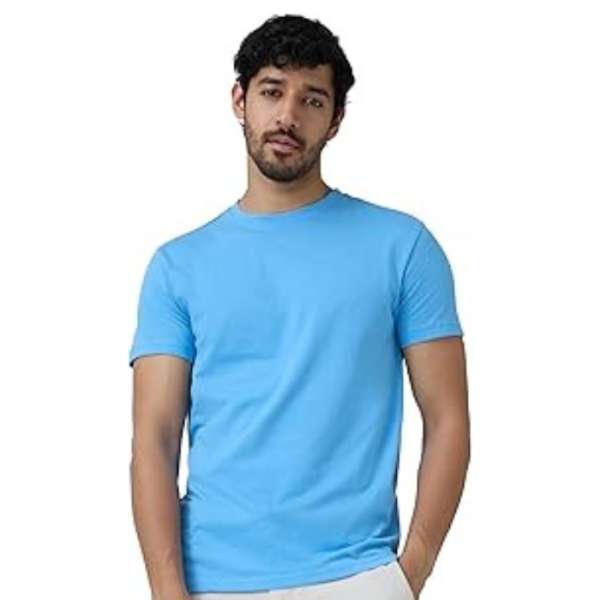 Men's Super Combed Cotton Regular Fit Pace Crew Neck Half Sleeve T-Shirt