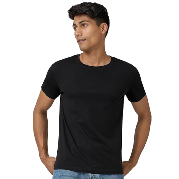 Men's Super Combed Cotton Regular Fit Pace Crew Neck Half Sleeve T-Shirt