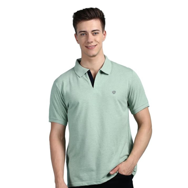 Lux Cozi Men's Cotton Regular Fit Polo T-Shirt