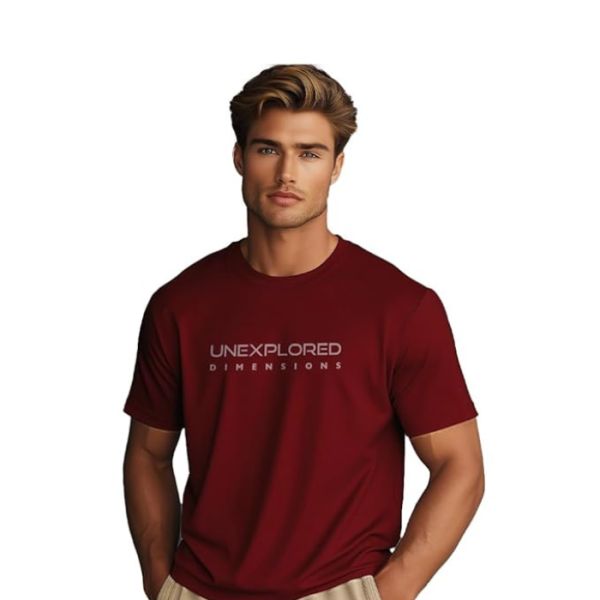 NOBERO Men's Cotton Regular Fit Typography T-Shirt