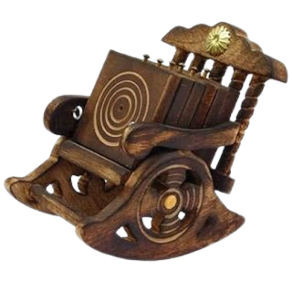 Wooden Antique Miniature Chair Shape