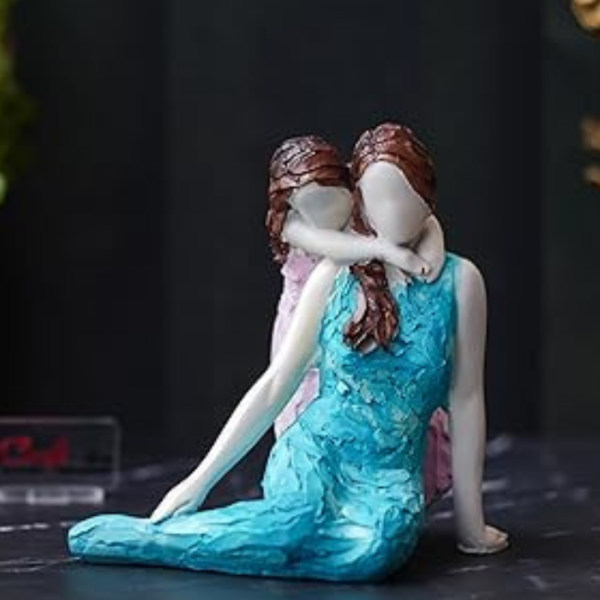 Mother Daughter Statue