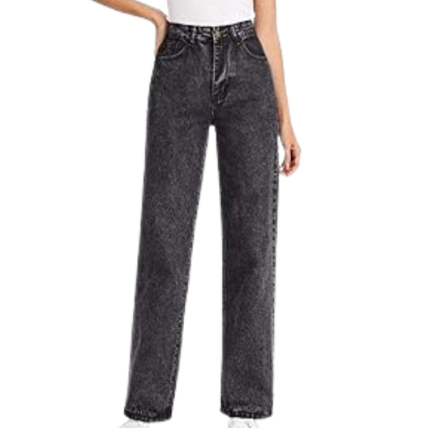 KOTTY Women High Rise Relaxed Fit Cotton Lycra Blend Ankle Length Jeans