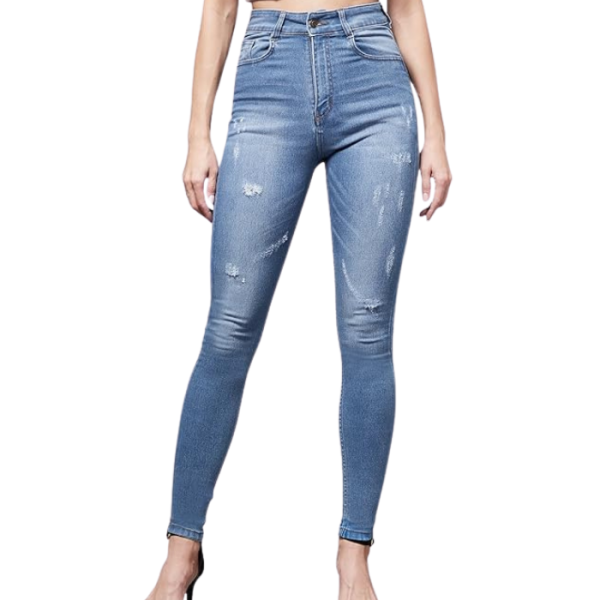 Miss Chase Women's Skinny Fit High/Mid Rise Regular Length Stretchable Denim Jeans
