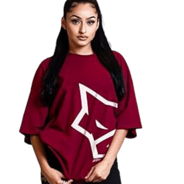 LEOTUDE Women's Cotton Oversized Fit T-Shirt