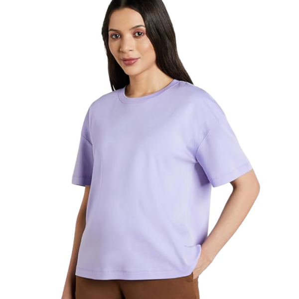 Symbol Premium Women's Super Soft Cotton Round Neck Solid T-Shirt