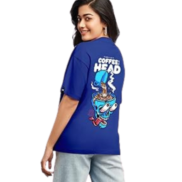 Bewakoof Women's Graphic Oversized Fit T-Shirt