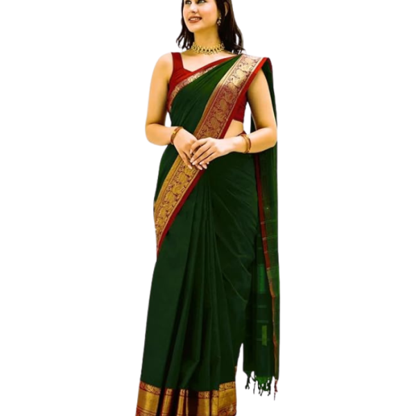 SuperLaxmi Self Design Kanjivaram Jacquard, Art Silk Saree