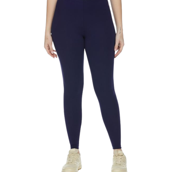 Jockey AW87 Women's Super Combed Cotton Elastane Stretch High Rise Leggings