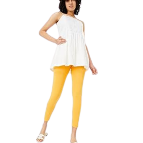 Max Women Solid Ankle-Length Leggings