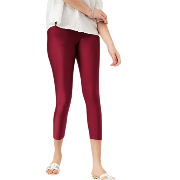 Max Women Shimmer Ankle-Length Leggings