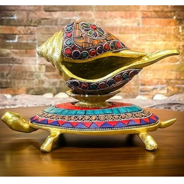 Artage Brass Shankh Tortoise