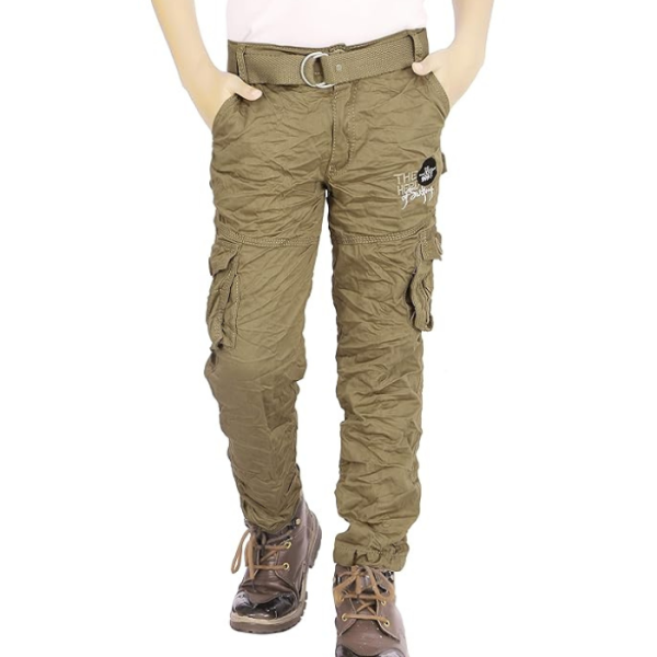 ADBUCKS Boy's Regular Fit Mid Rise Pants