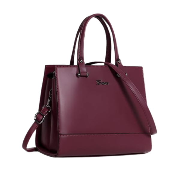 EXOTIC Women Feminina Solid Top Handle Tote Hand Bag