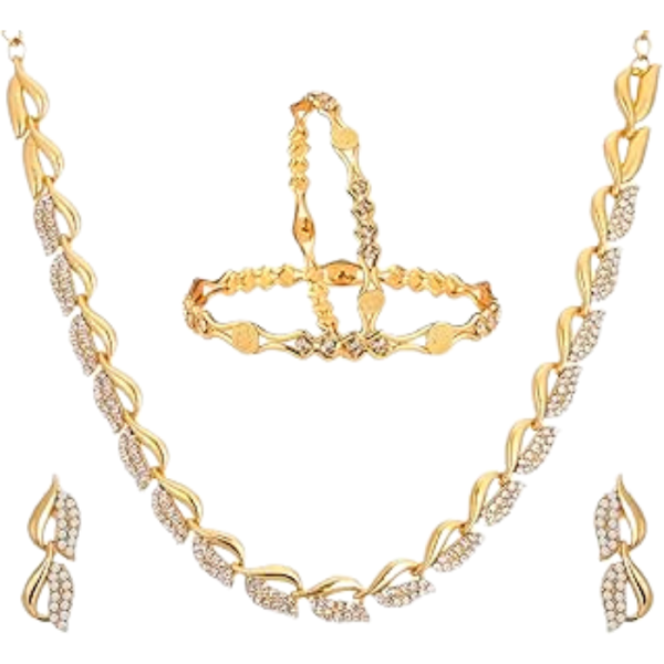 American Diamond Necklace Set